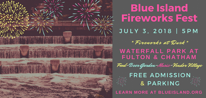 blue island park district fireworks clipart