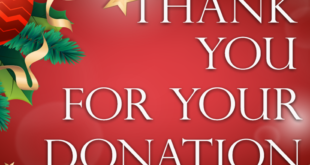thank you for your donation
