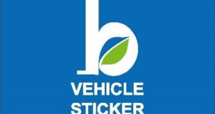 blue island vehicle sticker 2020