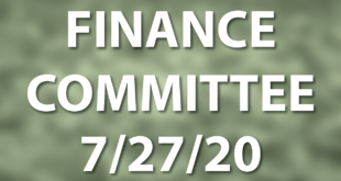 finance committee meeting july 27