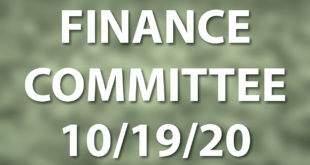 finance committee meeting 10192020