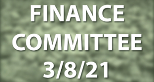 finance committee meeting march 8 2021