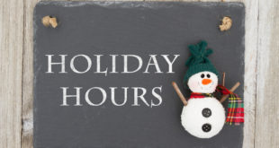 Holiday Hours City of Blue Island